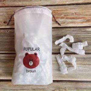 [Combo 3 set ] Set 100 Màng Bọc Thực Phẩm Có Túi Đựng Hình Gấu