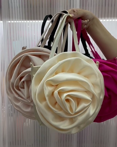 3D hình hoa hồng ly hợp tiệc prom Đảng Túi dùng buổi tối túi xách túi đeo vai với Túi Đeo Chéo Dây đeo có thể tháo rời cho phụ nữ