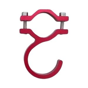 MODERNLUX 1Pcs Arc Shape Motorcycle Handlebar Hook Gold Tone Aluminum Alloy Bicycle Handlebar Hook  Gasket Handlebar Storage Hook for Motorcycle Bicycle Handlebar