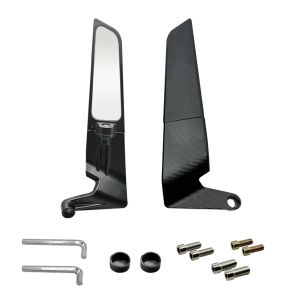 Motorcycle Side View Mirror Wing Tip Fixed Wind Wing Motorcycle Side View Mirror Wind-wing adjustable mirrors Y15 LC Y16