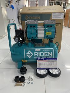 Máy nén khímáy bơm hơibình30Lmotor đồng không dầuCS750Wtốc độ 1450V/phút Hiệu RIDEN RD750-30L