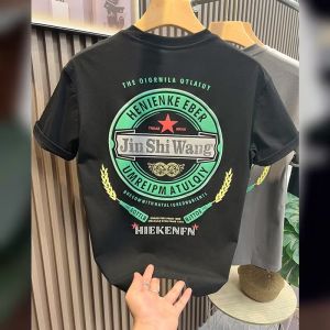 Summer New T Shirt Lelaki S-5XL Hip Hop Graphic Tee 100% Cotton T-shirt Men Round Neck T-shirt Baju