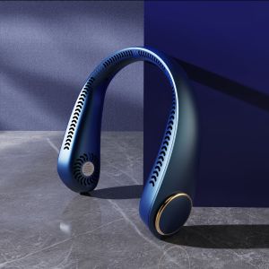 พัดลมห้อยคอเงียบ USB รุ่นใหม่ เงียบและสบายเป็นพิเศษพัดลมคอพัดลมไร้ใบพัดขนาดเล็ก เกียร์สาม พัดลมพกพา neck fan