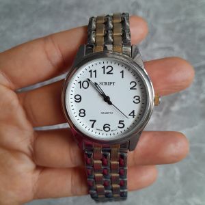 Đồng hồ nam SCRIPT m&aacutey v&agraveng second hand si nhật- đ&atilde qua sử dụng