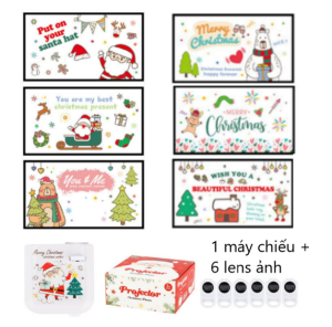 [Hàng sẵn] Đèn chiếu hoàng hôn trang trí Máy chiếu mini Máy chiếu sinh nhật Máy chiếu noel Đèn chiếu mini chụp ảnh