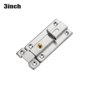 5pcs Slot Pintu Pencet Otomatis 3 Inci Stainless / Grendel Slot Kunci Pintu Tekan