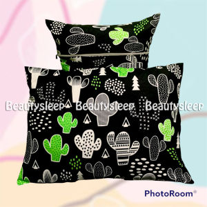 Beautysleep Sarung Bantal Resleting Motif Bintang ukuran 60x45cm