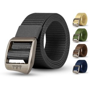 Ikat Pinggang Gesper Pria Polos Sabuk Canvas Tactical Fashion Men Belt