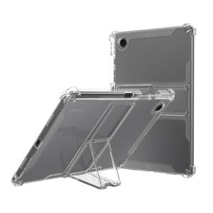 Case Stand Samsung Tab A7 Lite 8.7 Inch 2021 T220 T225 Clear Anti Crack Premium Transparan Bening Tahan Kotor Waterproof Standing Sandaran Dudukan Siliokon Shockproof Tahan Banting