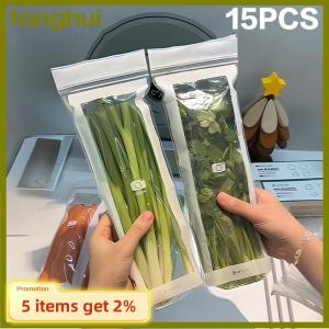 fanghui ถุงเก็บผักผลไม้สดเก็บในตู้เย็นใช้ซ้ำได้ภาชนะบรรจุแบบหนากันรั่วถุงบรรจุภัณฑ์ปิดผนึกสำหรับห้องครัว