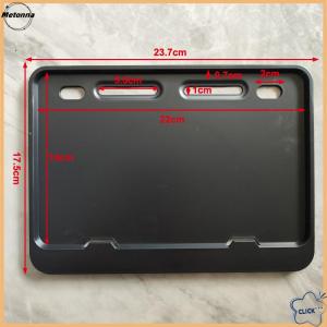 Follow Get More【Metonna】 License Plate Frames License Plate Holders Universal Motorcycle Rustproof For Front Rear