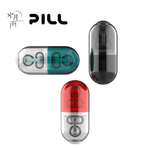 Moondrop Pill Wireless Earbuds Open Ear Headphones Bluetooth 6.0 OWS Hanging Earphones IPX4 Open Ear Clip Built-in AI ENC