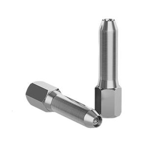 Aluminum Alloy Lubricator Tip Featuring Leakproof Structure and Internal Mesh Filtration System Suitable for Excavators