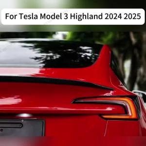 kkmf Rear Air Deflector Spoiler Wing Lip For Tesla Model 3 Highland 2024 2025 Tuning Accessories Original High-performance Style 5B9Z4