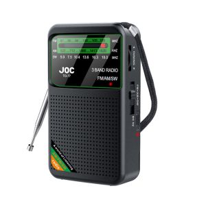 GBDSVD Type-C Rechargeable FM AM SW Radio Multifunctional HD Display Screen Battery Operated Radio Durability Transistor Pointer Pocket Radio Elder
