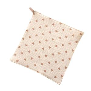 Mặt trẻ em khăn khăn trẻ em bé trai cô gái yếm trẻ mới biết đi thoáng khí vải lau vệ sinh chảy nước dãi yếm với móc treo khăn trẻ sơ sinh