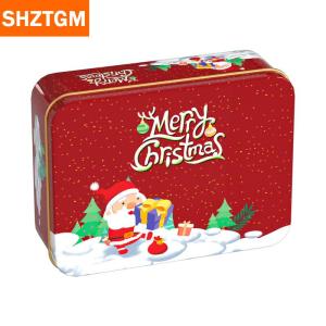 [COD] SHZTGM กล่องดีบุกใสสำหรับใส่คุกกี้ลูกอมกล่องใส่ช็อคโกแลตพร้อมฝาปิดสวยงามกล่องบรรจุภัณฑ์ของขวัญคริสต์มาส