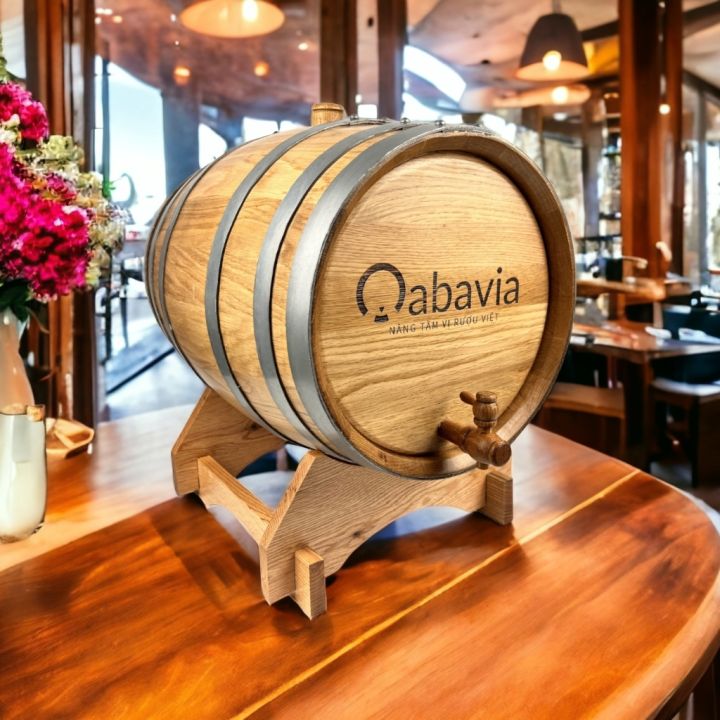 Thùng gỗ sồi ngâm rượu 30L - gỗ sồi nhập khẩu Mỹ - Quà tặng và trang ...