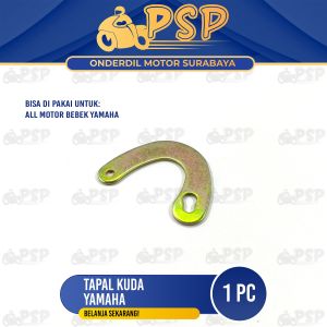 Tapal Kuda Yamaha - Plat Tahanan Penahan Gantungan Per Standar 2 Jagang Tengah Force 1 Jupiter Vega