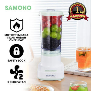 SAMONO Blender Mini Multifungsi Low Watt 4 Mata Pisau Garansi Resmi 1 Tahun SW-BL180