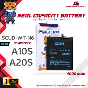 WIXEL ORIGINAL  Baterai Samsung Galaxy A10S A107 A20S A207 SCUD-WT-N6 Real Capacity Batre Batrai Battery Ori SCUDWTN6