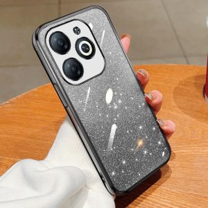 Casing Tecno Spark 20 Pro Luxury Gliter TPU Premium Silicon Plating Clear