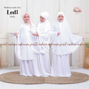MELIKA - MUKENA ANAK CRINKLE 3IN1 LESTY