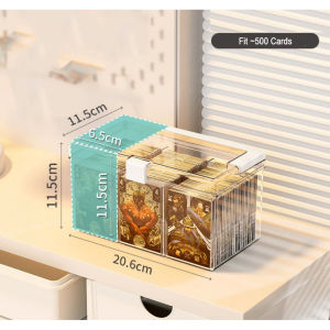 Card Storage Box 3Slot / TCG gaming cards Pokemon One Piece (JBox)