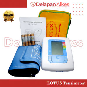 LOTUS Tensimeter Digital Alat Ukur Tekanan Darah Sella Lotus Tensi Lengan XJ-2002DS