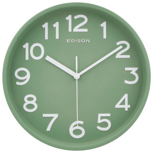 Jam Dinding Edison Sweep ES EQ 241 T70 Timbul Diameter 240mm 24cm