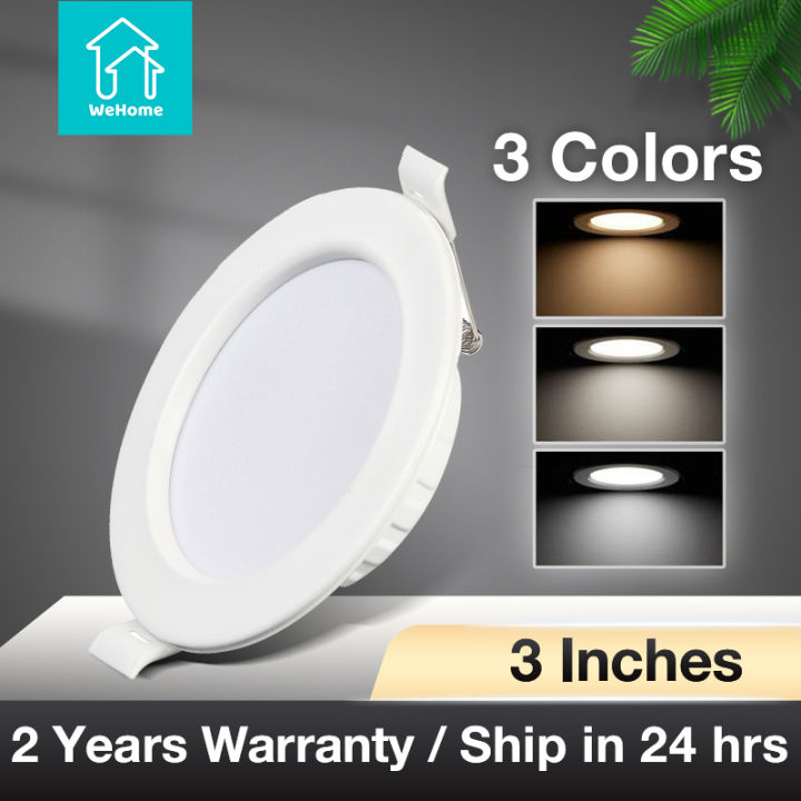 WeHome LED Pin Light 5W Ceiling Light Panel Lights 3 Colors 3500K