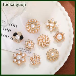 tuokaiguoji Temperament Sophisticated Camellia Brooch High-end Womens Elegant Pearl Flower Brooch Metal Mourning Corsage Pin Coat Accessory