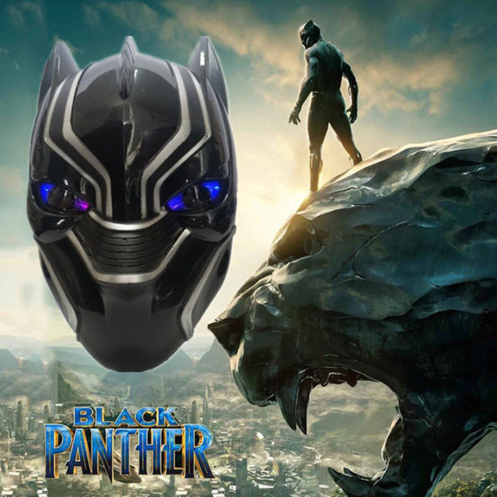 Marvel Avengers Black Panther Vibranium Power Fx Mask New
