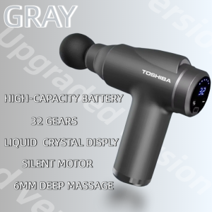 Toshiba Mini Silent Fascial Massager 32 Speed LCD Touch Gun for Exercise Recovery Leg Slimming Massage gun suitable for use after exercise