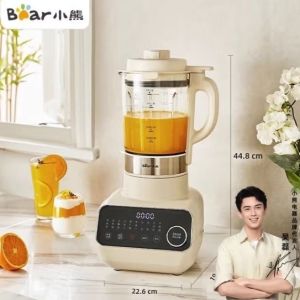 Bear 1750ml Soya Milk Maker Base Removable Wall Breaking Machine Bass Noise Reduction Mixer Household Food Processor Automatic Soybean Machine Blender Bear Detachable Low Noise Blender
