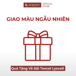 [Quà - Giao Màu Ngẫu Nhiên] Vỏ gối Ôm Lụa Tencel Lyocell Chavina Bedding Size 35x100 cm cao cấp màu trơn