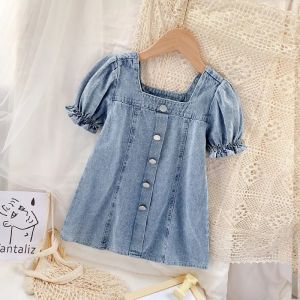 Fanny - Dress Jeans Korea Anak Usia 2- 5 Tahun
