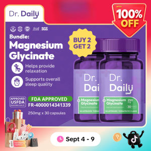 [BUY 2 GET 2 FREE] Dr. Daily Magnesium Glycinate    Calm Relaxation Better Sleep Quality
