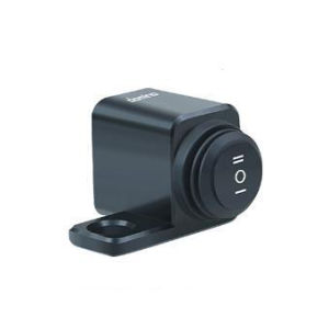 2 PCS Motorcycle Mini Driving Lights High Low Yellow/White LED Headlight with Domino 3 Way Switch