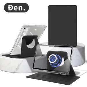 DANYCASE Ốp xoay 360 ° cho Samsung Galaxy Tab S10 FE S10 Lite S9 FE 10.9inch S9 11inch A9 Plus S6 Lite 10.4inch s10fe + 13.1inch S9 Plus S9 Fe + S10 Plus 12.4inch Ốp Acrylic trong suốt tách rời có thể tháo rời