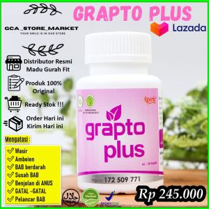 Grapto plus Obat Wasir Luar Dalam Obat Herbal Ambeien Paling Ampuh untuk penderita obat wasir ambeien dan Terbukti lebih cepat