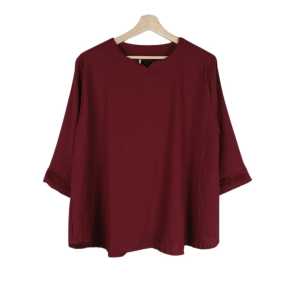 Atasan Blouse Wanita Oversize Polos Crinkle JUMBO LD 110 120 130 BIG SIZE Casual Basic Adem Nyaman XXL 4XL 5XL ONYX AirFLow 3966#