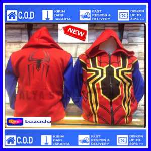 Jaket anak cowok Spiderman AOS