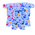 setelan baju pendek celana pendek bayi 0-6bulan max bb 7kg motif terbaru/setelan baju bayi neci kancing depan. 