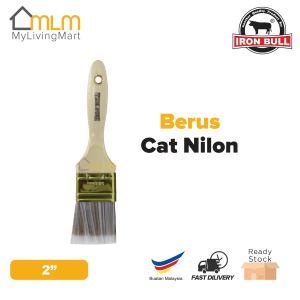 IRON BULL Paint Nylon Synthetic Filament Paint Brush Berus 1" 1.5" 2" 2.5" 3" 4"