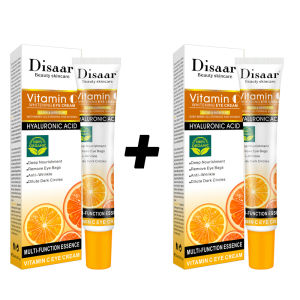 FAST DELIVERY!【DISAAR】Vitamin C Whitening Eye Cream*Eye bags*Fine lines*Anti-aging*Firm the skin around eyes to increase the elasticity*Improve dullness around the eyes*Eye care & Eye bags & Dark circles & Dark circles & Fine lines*Nourishe eye