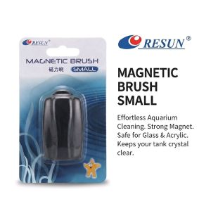 Resun Small Magnetic Brush Aquarium Algae Cleaner – Floating Glass & Acrylic Tank Scraper (Model MB-S)