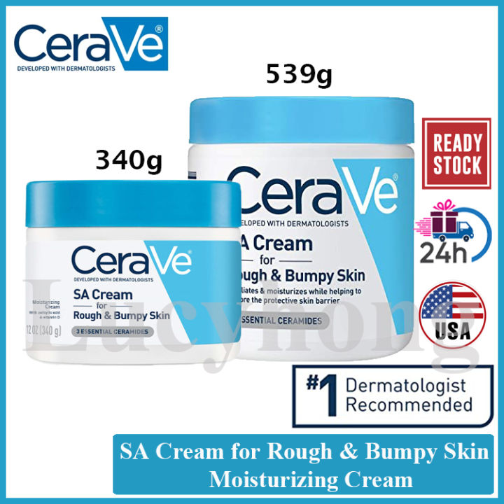 Cerave SA Cream for Rough & Bumpy Skin 340g/539g Moisturizing cream to