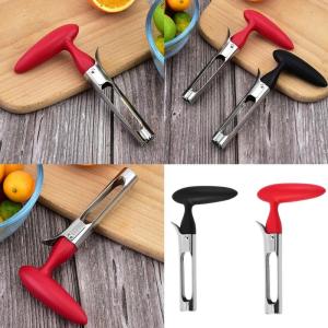 เครื่องมือคว้านแกนสแตนเลสอเนกประสงค์สำหรับลูกแพร์อุปกรณ์เครื่องล้างจานปลอดภัยในครัว