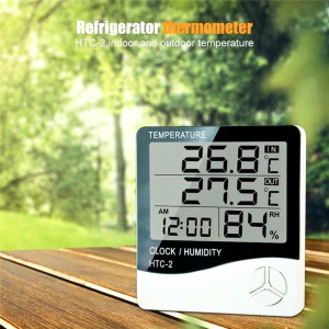 READY Taffware HTC 2 Alat Pengukur termometer ruangan digital suhu dan kelembapan Temperature Meter